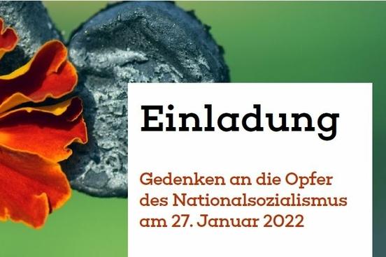 Gedenken an die Opfer des Nationalsozialismus am 27. Januar 2022