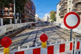 Die Baustelle in der Bauhofstraße.