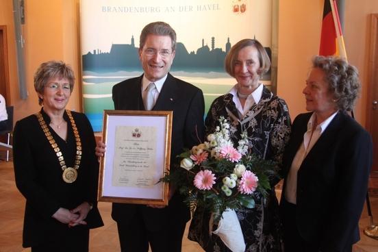 Brandenburg an der Havel hat neuen Ehrenbürger