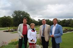 Dr. Hans-Jürgen Lemle (1. Beigeordnete Rathenow), BUGA-Zweckverbandsvorsitzende Dr. Dietlind Tiemann, Ministerpräsident Bodo Ramelow, Finanzminister Christian Görke