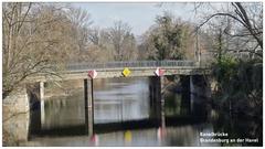 Seitenansicht der Kanalbrücke