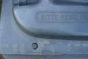 So sieht der Ident-Chip auf einer Mülltonne aus