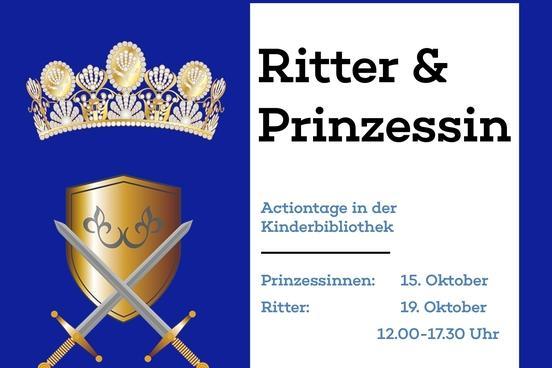 Actiontage für Ritter und Prinzessinnen in der Kinderbibliothek