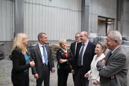 Minister und Oberbürgermeisterin besuchen spanisches Unternehmen Gabarro