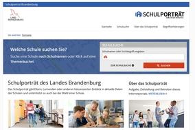 Neuer Internetauftritt: Schulporträt Brandenburg