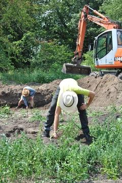 Grabungen am Margaretenhof (Foto: FG Denkmalschutz)