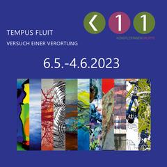 Collage in Form eines Flyers mit je einer Abbildung eines Kunstwerkes der einzelenen Künstlerinnen.