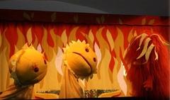 "Die Umweltbühne" zeigt das Energietheaterstück "Feuer für Fauch"