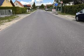 neue Fahrbahnoberfläche im Buchenweg