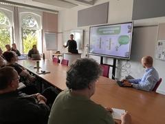 Präsentation des aktuellen digitalen Konzepts.