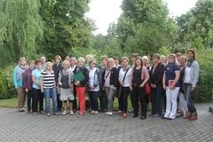 Machen sich stark für einen besseren Personalschlüssel in Kitas: Oberbürgermeisterin Dr. Dietlind Tiemann und Kita-Leiterinnen der Stadt Brandenburg an der Havel