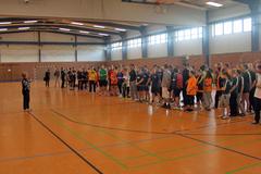 Begrüßung der Sportlerinnen und Sportler durch die Oberbürgermeisterin