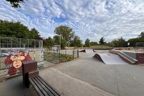 Blick auf den Skatepark
