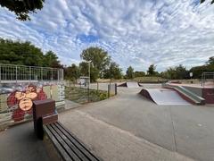 Blick auf den Skatepark