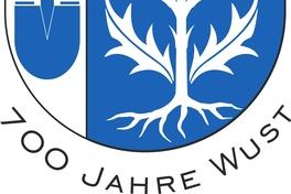 Das neue Ortswappen von Wust