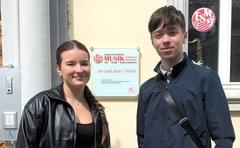 Elisabet Zadorozhna und Marc Lushchinskiy zu Gast in Kaiserslautern.