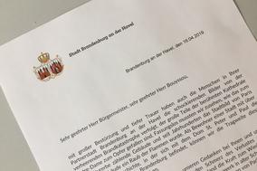 OB Steffen Scheller und SVV-Vorsitzender sind erschüttert über den Brand der Kathedrale Notre-Dame