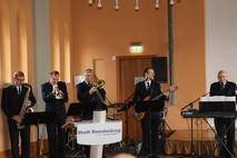 Die Berliner Polizei-Combo sorgte für Stimmung.