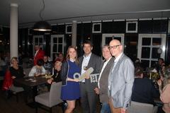 Das Prinzenpaar der 49. Saison des KCH Ihre Lieblichkeit Anja I. & Seine Tollität Rico XLIX sowie Hans-Günter Koch, Präsident des KCH, geben den Schlüssel der Neustadt an Bürgermeister Steffen Scheller zurück.