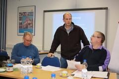 Cheforganisator Michael Kenzler mit den Org.-Stab-Mitgliedern Uwe Steinhäuser und Klaus-Dieter Preuß (v.l.n.r.)