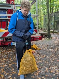 Die Säcke wogen über 20 kg.