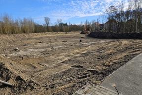 Knotenpunkt Zanderstraße/Spitterstraße. Zukünftige Rampe