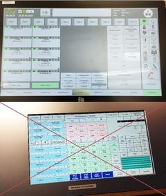 Zwei Kommunikationsgeräte. Oben neues und unten altes Gerät.