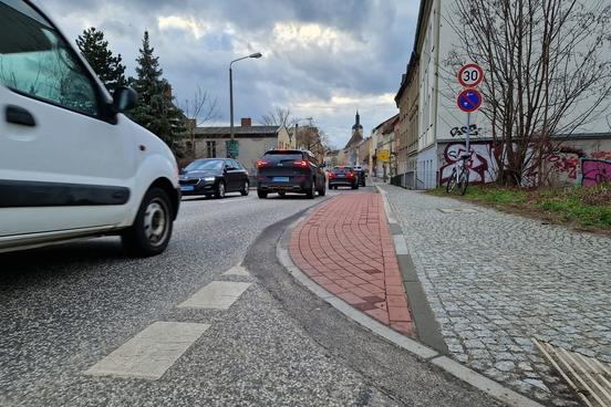 Der kleine Radweg mit großer Wirkung in der Mühlentorstraße.