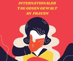 Logo für den Tag gegen Gewalt gegen Frauen