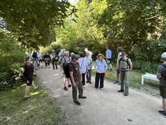 Beim Stadtrundgang ging es auch durch Brandenburgs vielfältige Parkanlagen.