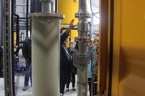 Besichtigung der Grundwasserreinigungsanlage in der Mötzower Vorstadt