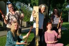 Das Ensemble "Viccos Blockflötenmelange" der städtischen Musikschule "Vicco von Bülow".