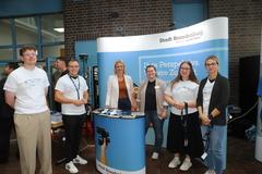 Die Stadtverwaltung informierte ebenfalls über Ausbildungs- und Studienmöglichkeiten.