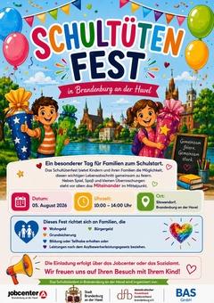 Poster für das Schultütenfest.