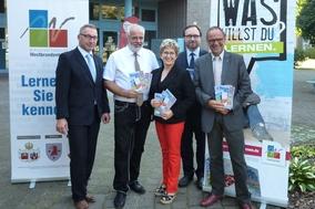 Gruppenbild zur Pressekonferenz 18. Berufemarkt