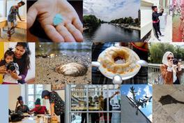 Vernissage „WohnHEIM“ Foto-Projekt mit  jungen geflüchteten Frauen in der Fouqué-Bibliothek