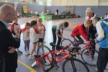 Daniel Keip schaute den Radsportlern über die Schulter.