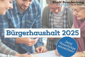Aufruf zum Bürgerhaushalt 2025