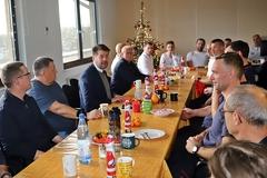 Heiligabend wurde gemeinsam gegessen.