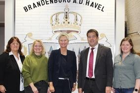 Oberbürgermeister Steffen Scheller begrüßte die Kaiserslauterner Delegation im Rathaus.