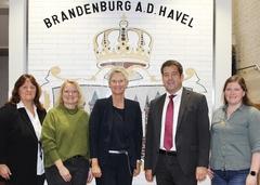 Oberbürgermeister Steffen Scheller begrüßte die Kaiserslauterner Delegation im Rathaus.