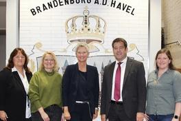 Oberbürgermeister Steffen Scheller begrüßte die Kaiserslauterner Delegation im Rathaus.
