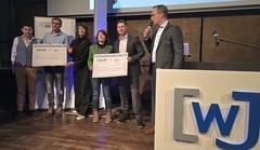 Spendenübergabe der WJ-Förderer.