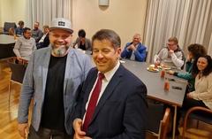 Der Stadtchef zu Gast bei den Wirtschaftsjunioren Brandenburg.