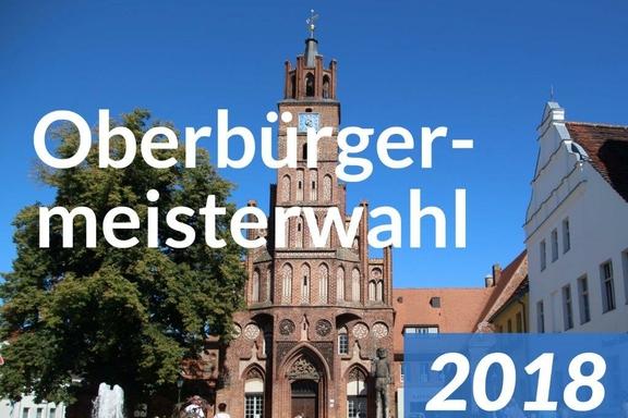 Zugelassene Wahlvorschläge zur Oberbürgermeisterwahl am 25. Februar 2018 in der Stadt Brandenburg an der Havel