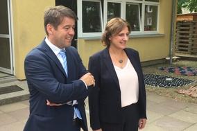 Oberbürgermeister begrüßt Ministerin