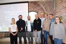 Die Organisatoren des Weihnachtszaubers in der Altstadt.