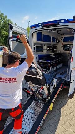 Demonstration der neuen Technik