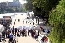 neu gestaltete Salzhofufer an die Bürgerinnen und Bürger sowie Gäste der Stadt übergeben.