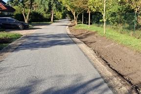 Ansicht der neuen Fahrbahnoberfläche